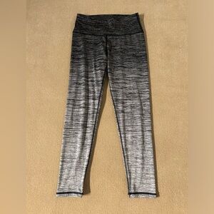 Aerie Chill Play Move Fleece Lightly Lined Grey Ombré Leggings